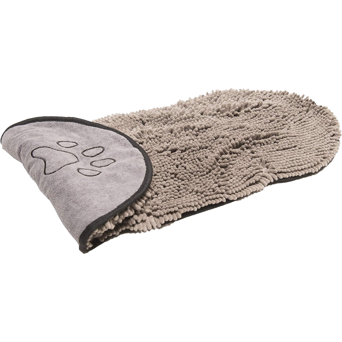 "Ultra-Absorbent Microfiber Dog Towels – Heavy-Duty Quick-Dry Bath Towels for Dogs & Cats | Machine Washable, Must-Have Pet Bathing Essentials (Grey, 13x31)"