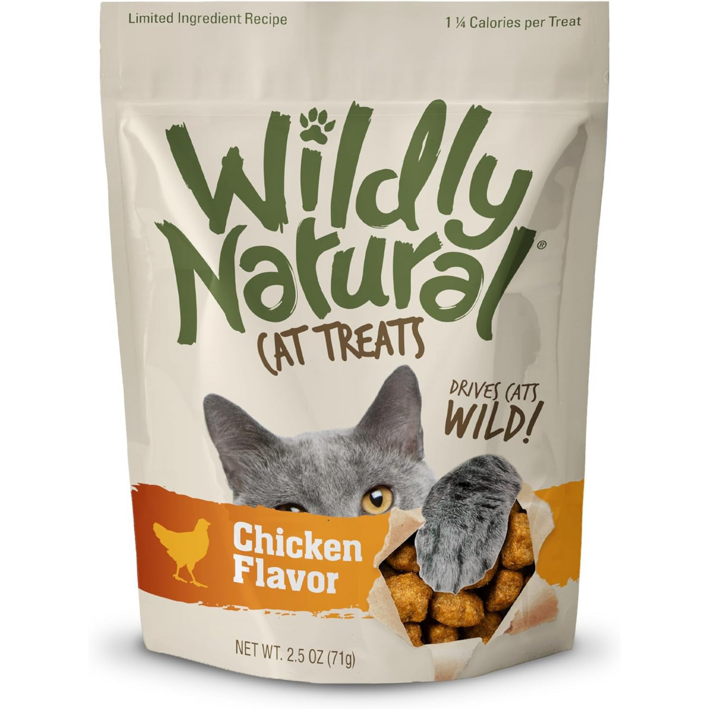 Savory Chicken Delight Cat Treats - 2.5 Oz of Irresistible Flavor for Happy, Purring Cats!