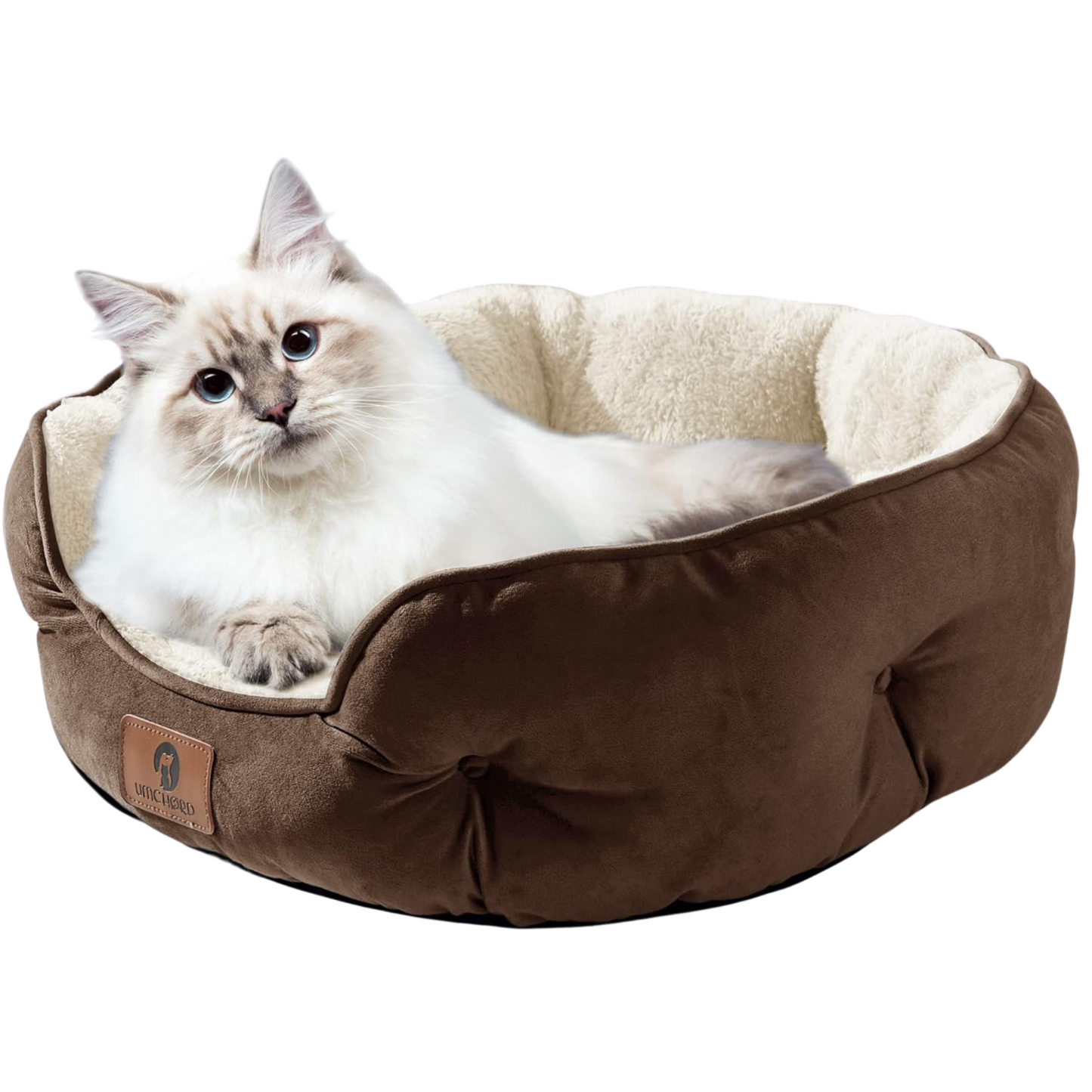 Cozy 20-Inch Small Dog & Cat Bed – Ultra-Soft, Machine Washable with Anti-Slip, Water-Resistant Oxford Bottom – Perfect for Puppies & Kittens!