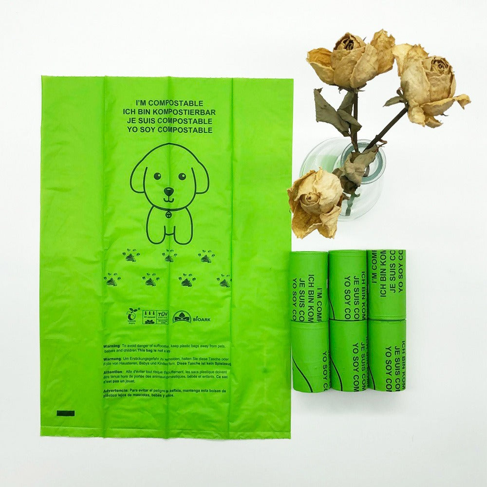 Biodegradable Dog Poop Bags — Single Roll - Paw Luxe