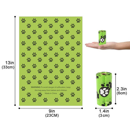 Biodegradable Dog Poop Bags — Single Roll - Paw Luxe