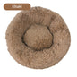 Long Plush Round Pet Bed & Mat - Paw Luxe