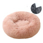 Washable Round Velvet Pet Bed — Removable Cover, Sizes up to 100 cm - Paw Luxe