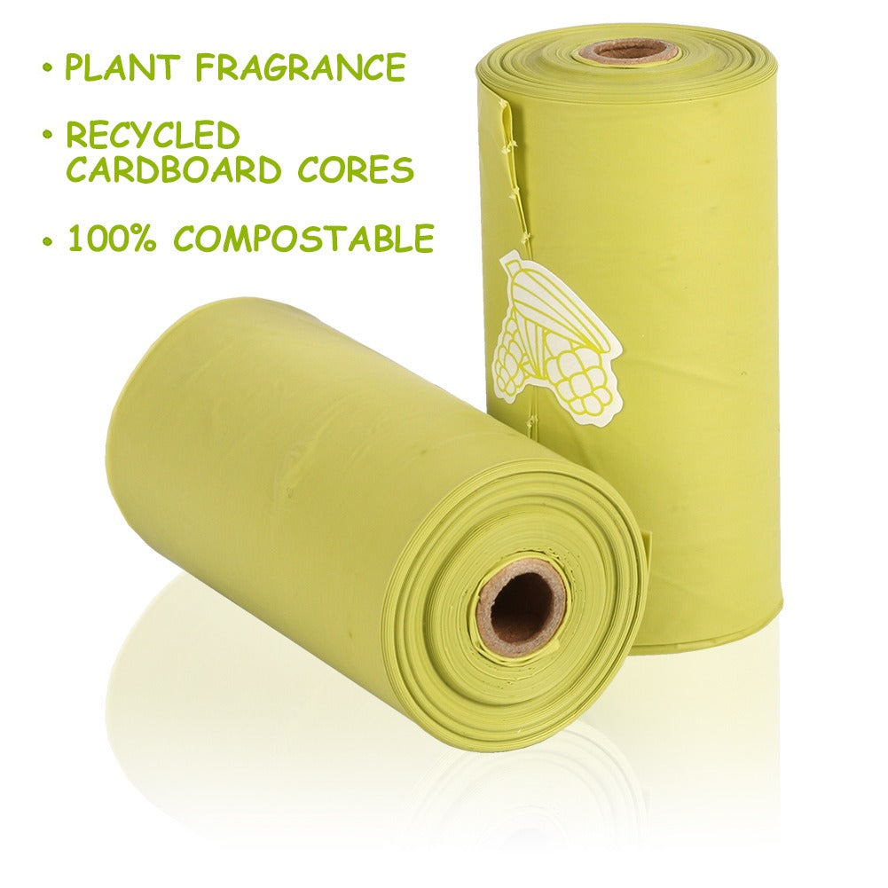 Corn Starch Biodegradable Pet Poop Bags - Paw Luxe