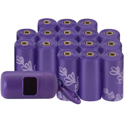 Ultra-Durable Dog Poop Bags (360-Count) – Leak-Proof & Tear-Resistant Waste Bags for Outdoor Walks, Travel & Puppy Cleanup – Easy-Use Rolls in Stylish Turquoise