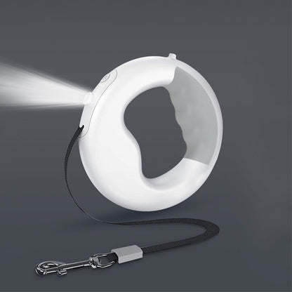 New LED Light Dog Rope Pet Automatic Retractable Leash Ring Luminous Dog Walking Rope Pet Supplies - Paw Luxe