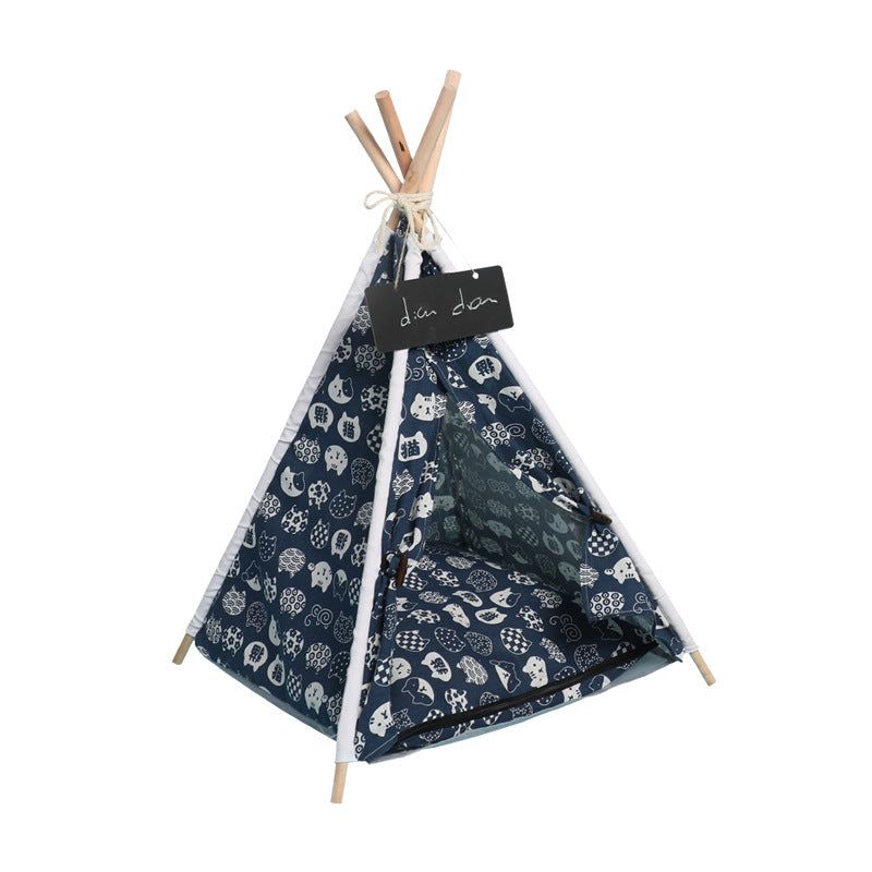 Removable & Washable Canvas Pet Tent Kennel - Paw Luxe