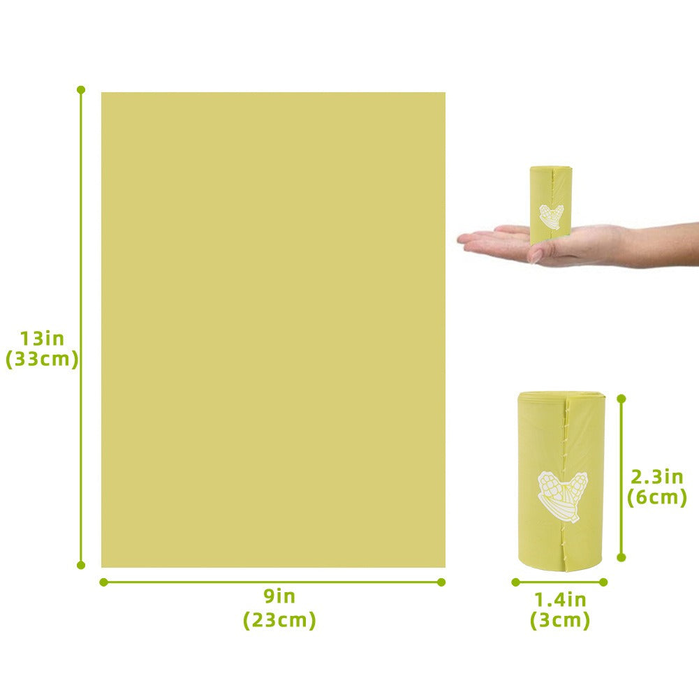 Corn Starch Biodegradable Pet Poop Bags - Paw Luxe
