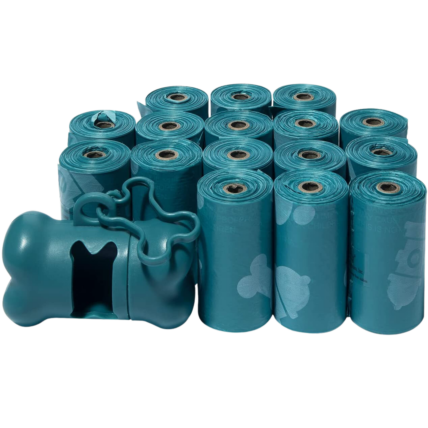 Ultra-Durable Dog Poop Bags (360-Count) – Leak-Proof & Tear-Resistant Waste Bags for Outdoor Walks, Travel & Puppy Cleanup – Easy-Use Rolls in Stylish Turquoise