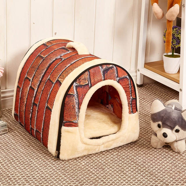 Detachable Pet Kennel & Bed — Autumn & Winter - Paw Luxe