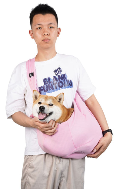 Large Capacity Breathable Foldable Pet Crossbody Bag - Paw Luxe