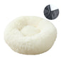 Washable Round Velvet Pet Bed — Removable Cover, Sizes up to 100 cm - Paw Luxe