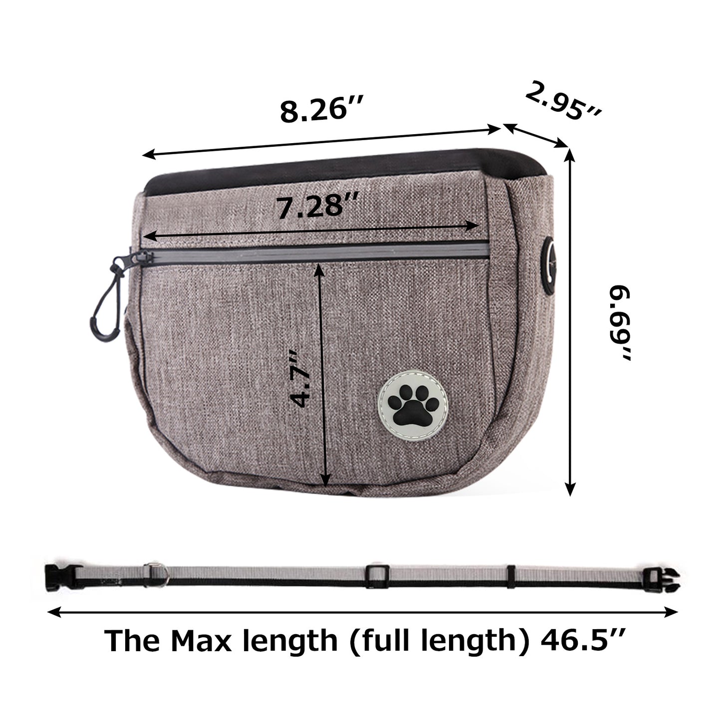 Pet Snack Bag Walking Dog Artifact Pet Training Pockets Outing Dog Training Snack Bag - Paw Luxe