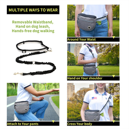 Pet Snack Bag Walking Dog Artifact Pet Training Pockets Outing Dog Training Snack Bag - Paw Luxe