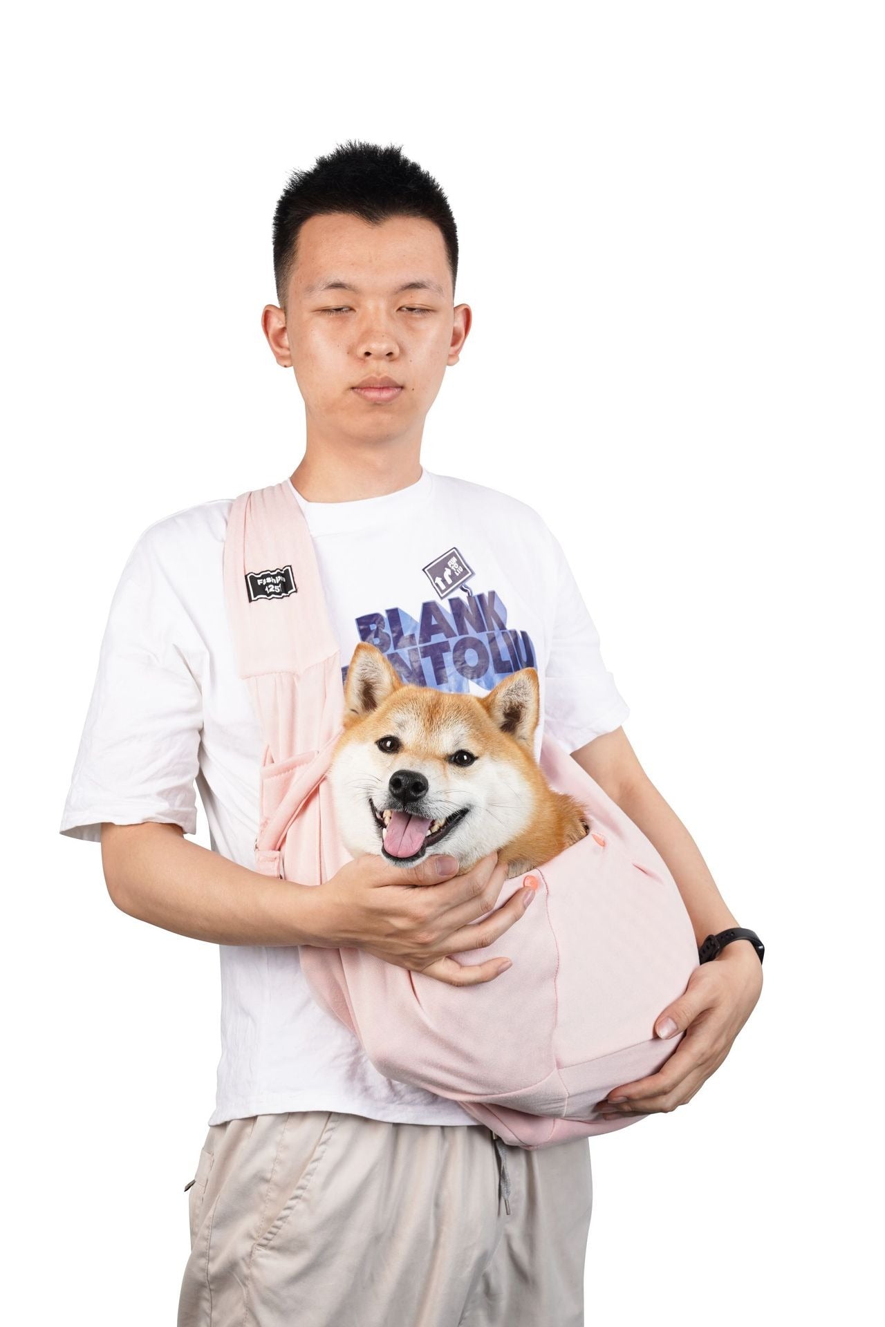 Large Capacity Breathable Foldable Pet Crossbody Bag - Paw Luxe