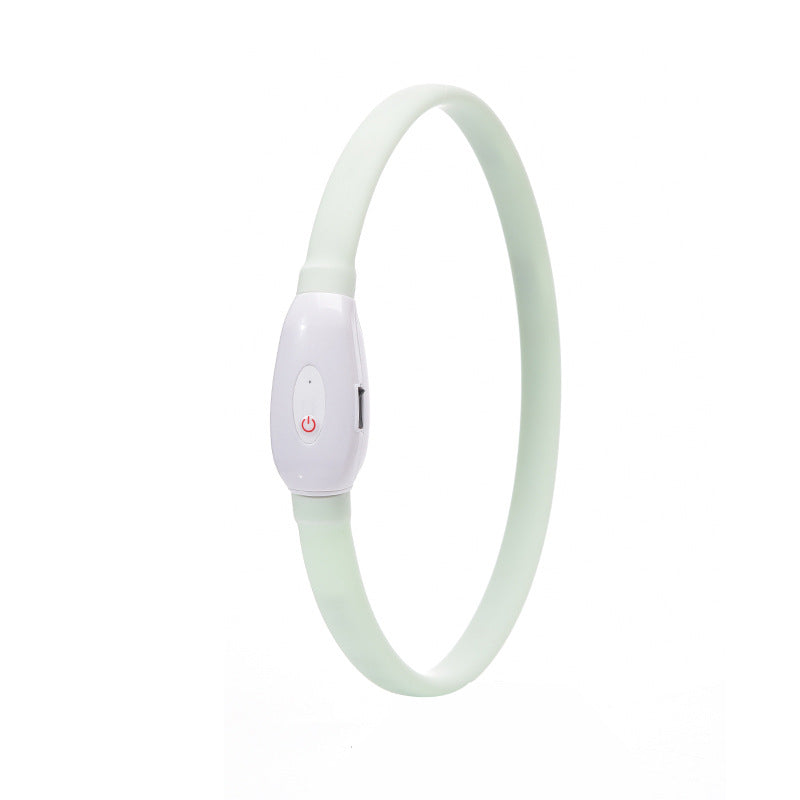 Pet Luminous Collar Pet Collar USB Charging Dog Night Aperture Led Collar Safe Dog Walking - Paw Luxe