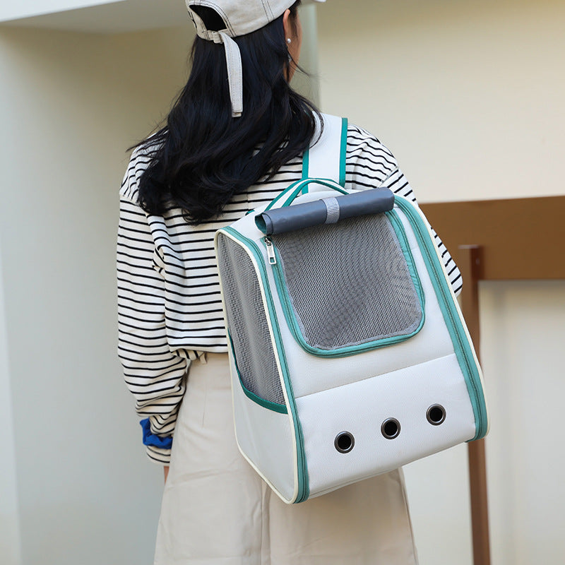 Hands-Free Pet Carrier Backpack — Breathable Oxford, Airline-Friendly - Paw Luxe