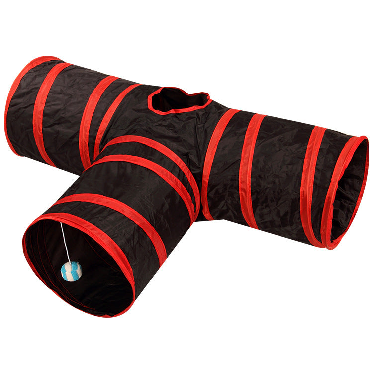 Rainbow Interactive Cat Tunnel Toy - Paw Luxe