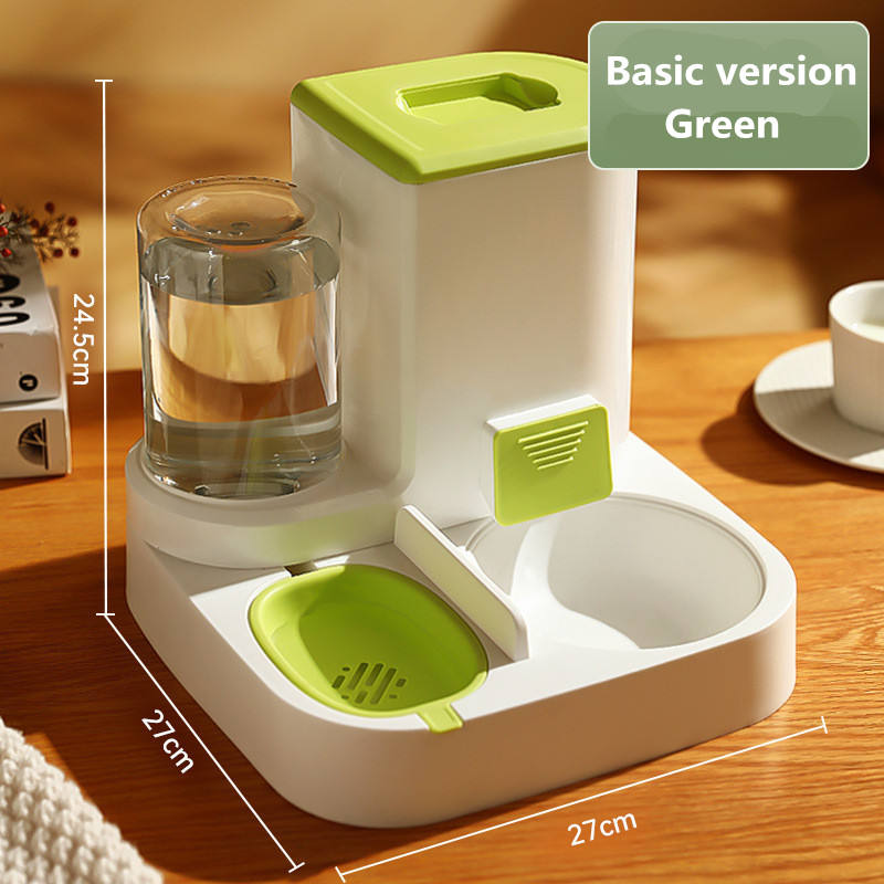 Automatic Pet Feeder with Stainless Steel & Ceramic Bowl Options - Paw Luxe