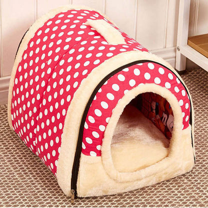 Detachable Pet Kennel & Bed — Autumn & Winter - Paw Luxe