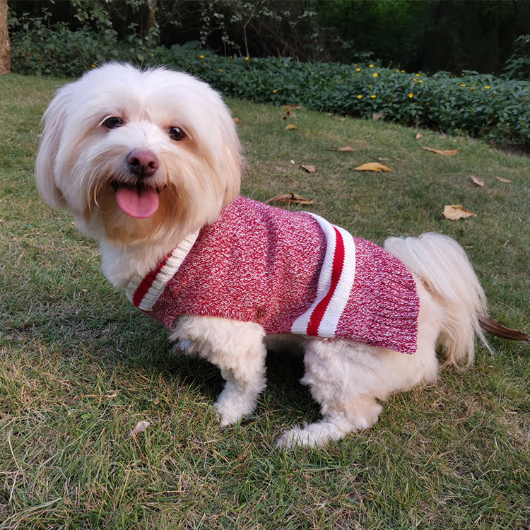 Wool Blend Knit Pet Sweater - Paw Luxe