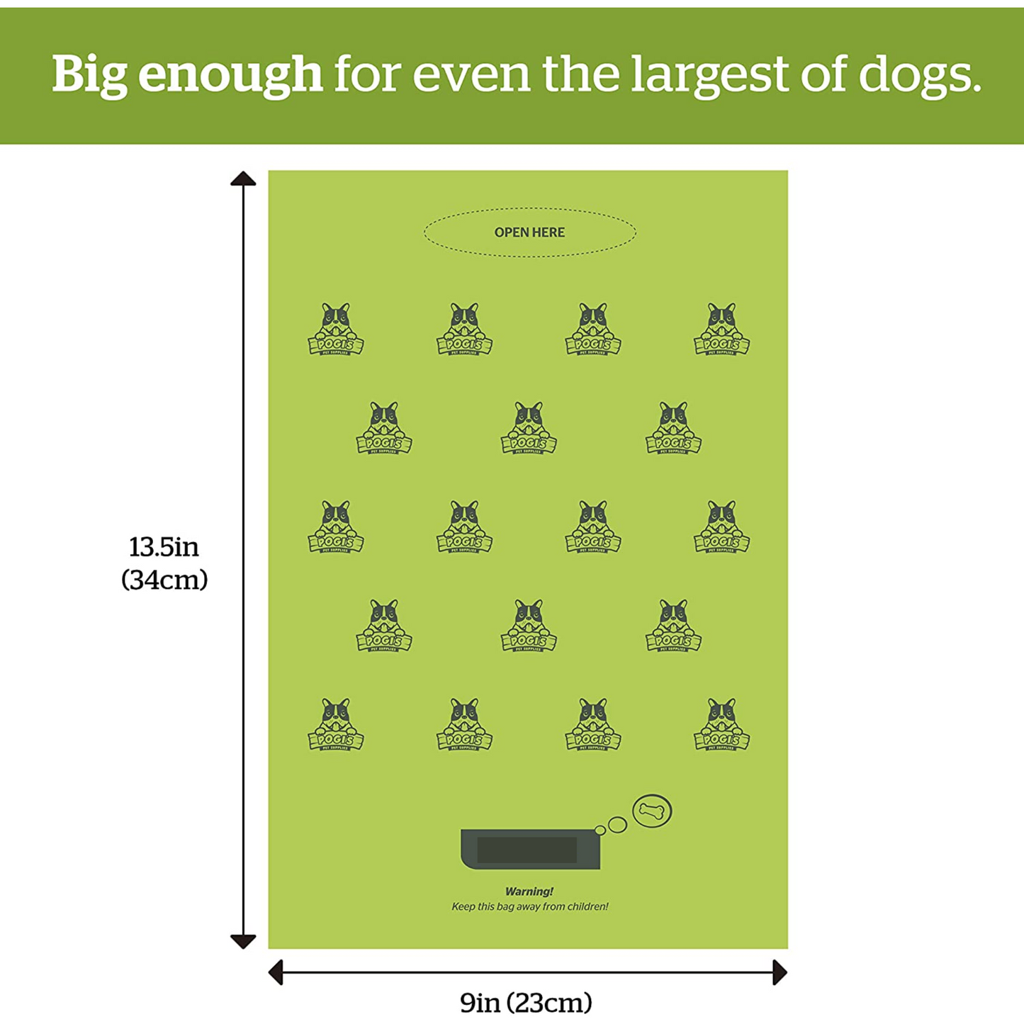 Paw Luxe Extra-Large Leak-Proof Dog Poop Bags – 150 Scented, Ultra-Thick Waste Bags for Easy, Odor-Free Clean-Up – 10-Roll Value Pack
