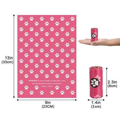 Biodegradable Dog Poop Bags — Single Roll - Paw Luxe