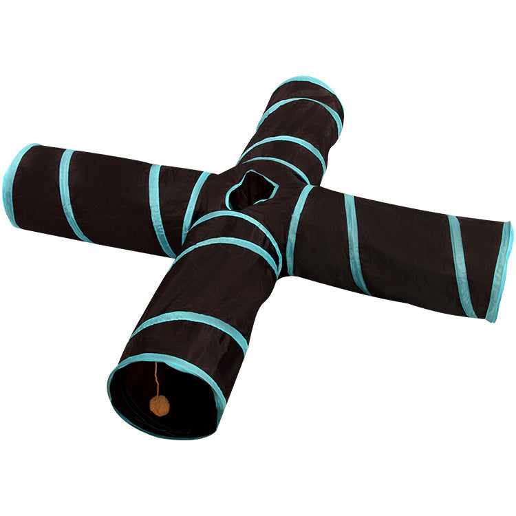 Rainbow Interactive Cat Tunnel Toy - Paw Luxe