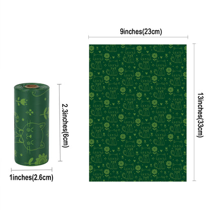 Lemon-Scented Biodegradable Pet Poop Bags with Dispenser - Paw Luxe