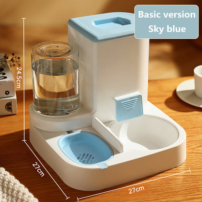 Automatic Pet Feeder with Stainless Steel & Ceramic Bowl Options - Paw Luxe