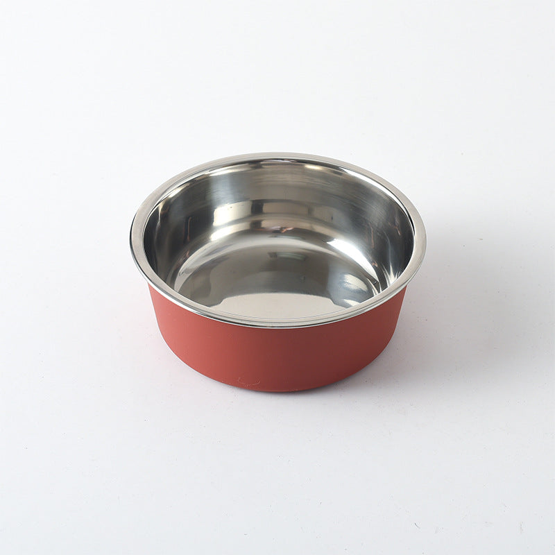 Pet Supplies Pet Food Bowl Stainless Steel Dog Bowl Cat Bowl Feeding and Drinking Bowl - Paw Luxe