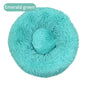 Long Plush Round Pet Bed & Mat - Paw Luxe
