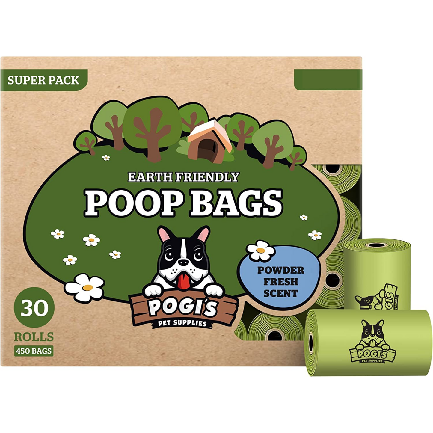 Paw Luxe Extra-Large Leak-Proof Dog Poop Bags – 150 Scented, Ultra-Thick Waste Bags for Easy, Odor-Free Clean-Up – 10-Roll Value Pack