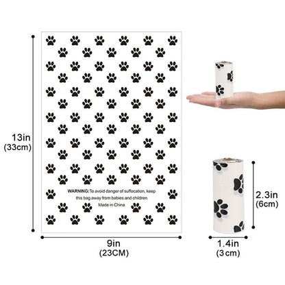 Biodegradable Dog Poop Bags — Single Roll - Paw Luxe