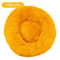 Long Plush Round Pet Bed & Mat - Paw Luxe