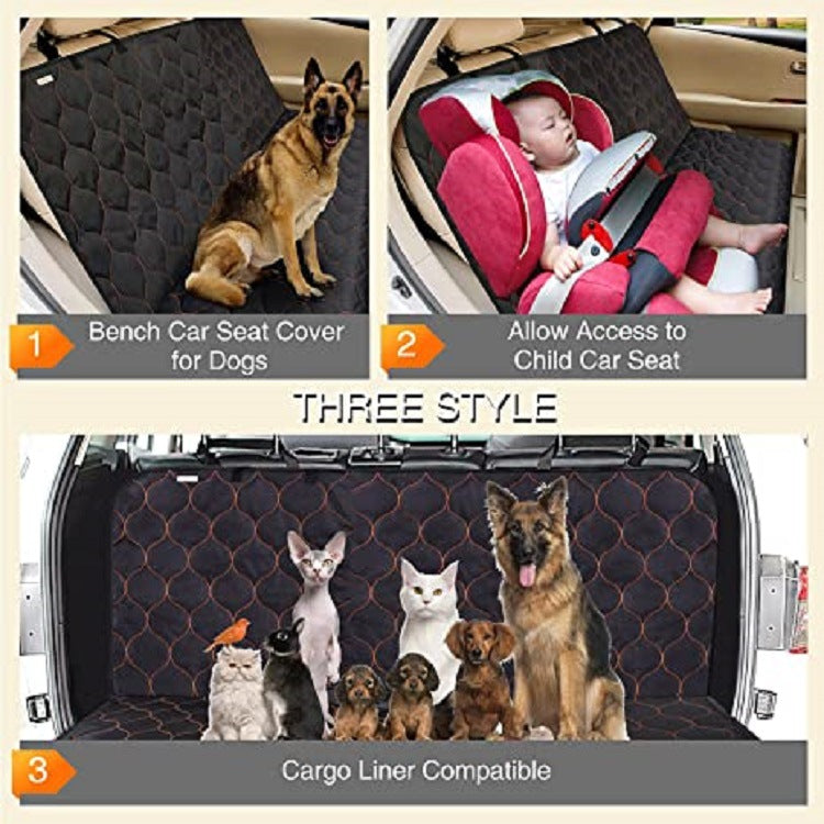 New Pet Car Seat Cushion Pet Supplies Rear Seat Cushion Car Dog Pad Thickened Breathable - Paw Luxe