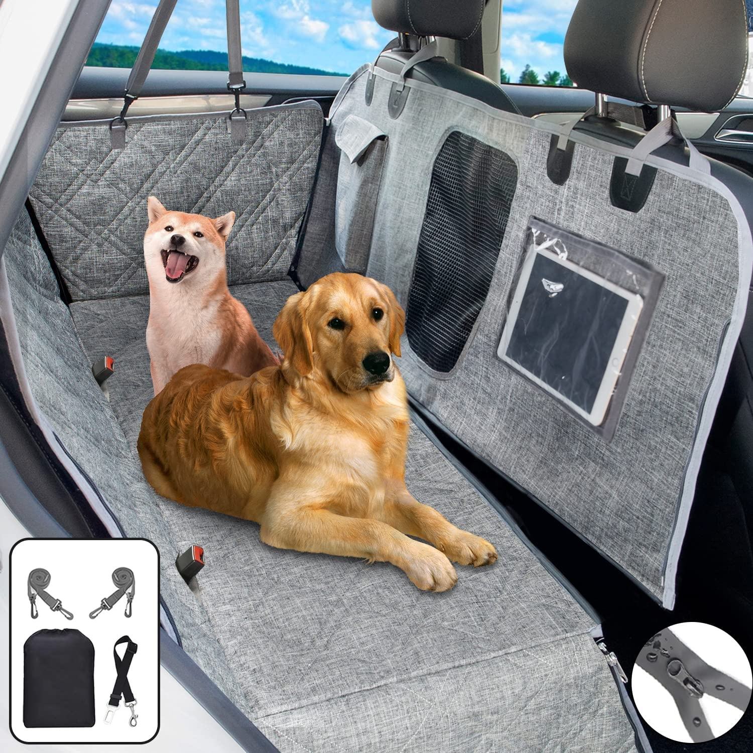 Detachable Waterproof Car Pet Pad Rear Thickened Dog Car Pad Non-Slip Car Pet Seat Pad - Paw Luxe