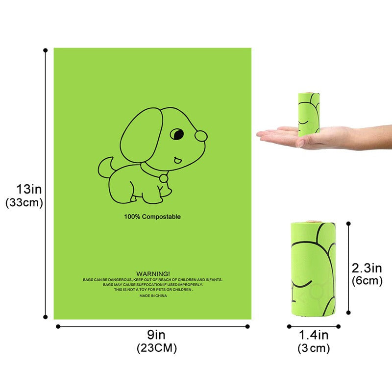 Biodegradable Dog Poop Bags — Single Roll - Paw Luxe