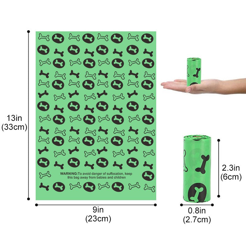 Biodegradable Dog Poop Bags — Single Roll - Paw Luxe