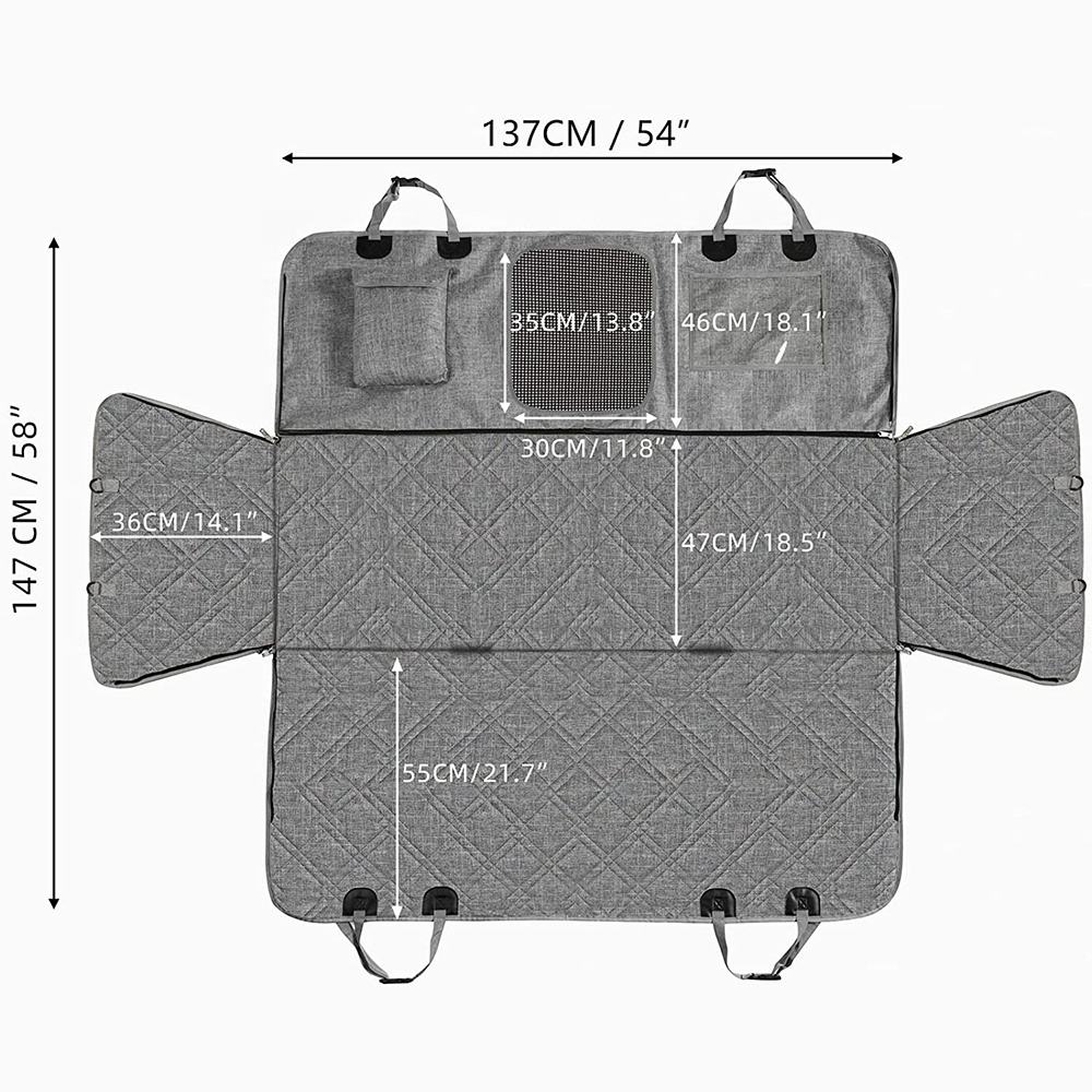 Detachable Waterproof Car Pet Pad Rear Thickened Dog Car Pad Non-Slip Car Pet Seat Pad - Paw Luxe