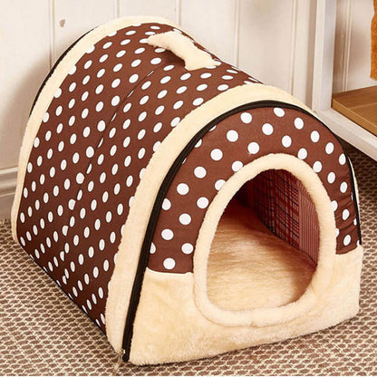 Detachable Pet Kennel & Bed — Autumn & Winter - Paw Luxe