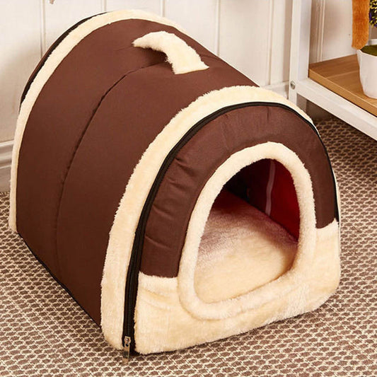 Detachable Pet Kennel & Bed — Autumn & Winter - Paw Luxe
