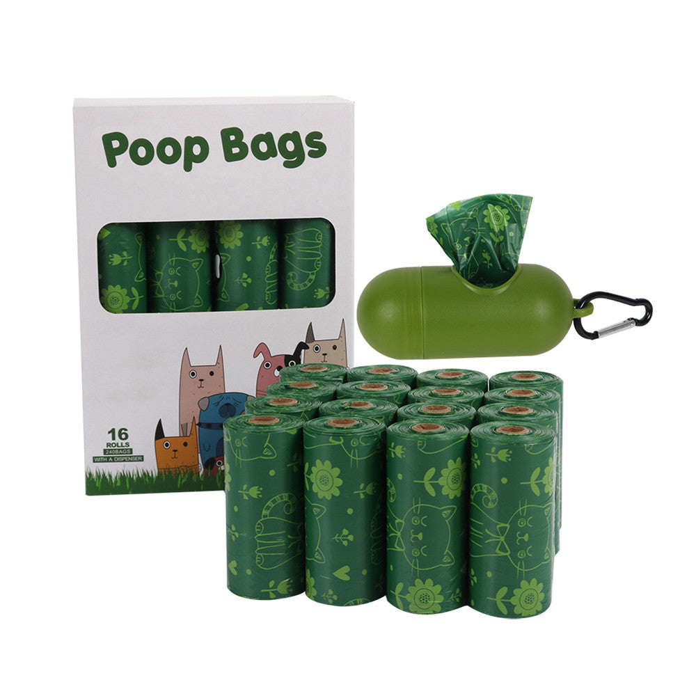 Lemon-Scented Biodegradable Pet Poop Bags with Dispenser - Paw Luxe