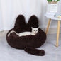 Round Plush Pet House — Cloud-Soft Nest Bed for Cats & Dogs, All Seasons - Paw Luxe
