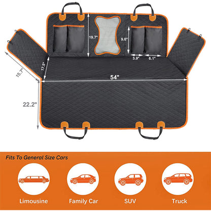 Waterproof Car Back Seat Dog Mat & Hammock - Paw Luxe