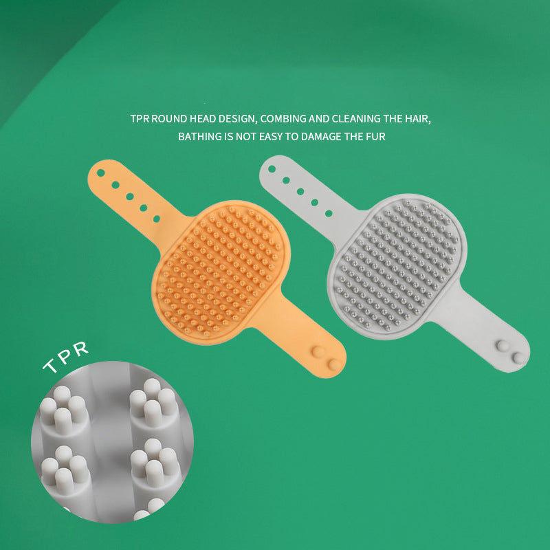 TPR Pet Bath & Massage Glove Brush - Paw Luxe