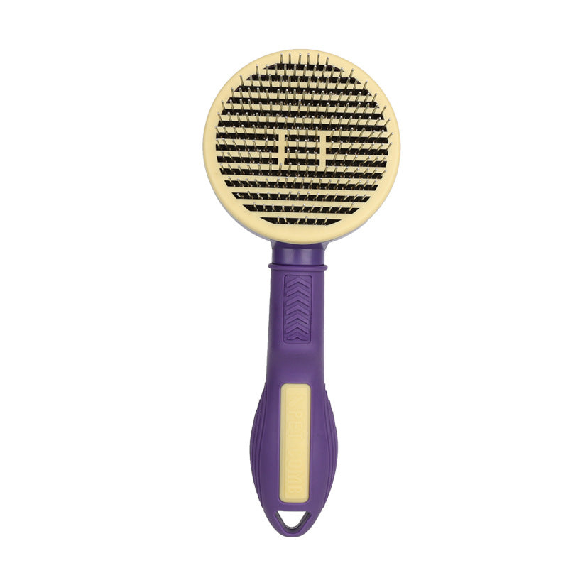 Self-Cleaning Pet Comb — Fine & Thick Needle Options - Paw Luxe