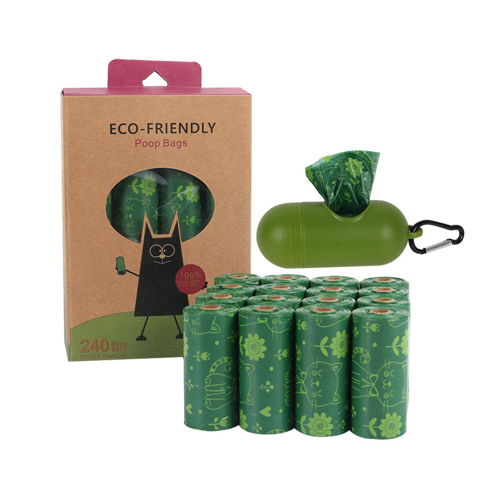Lemon-Scented Biodegradable Pet Poop Bags with Dispenser - Paw Luxe