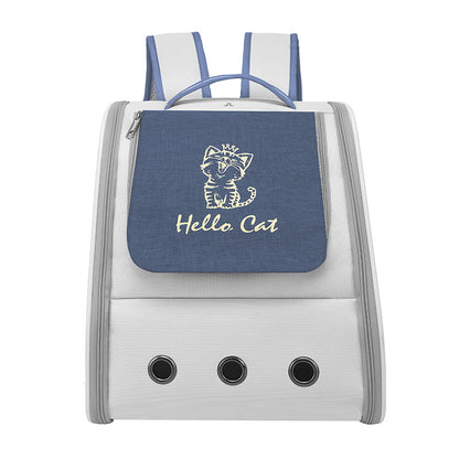 Hands-Free Pet Carrier Backpack — Breathable Oxford, Airline-Friendly - Paw Luxe