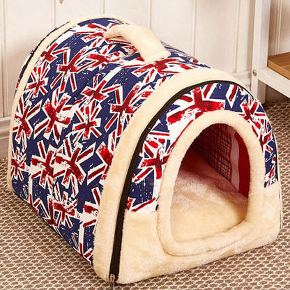 Detachable Pet Kennel & Bed — Autumn & Winter - Paw Luxe